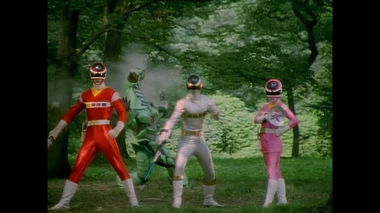 最高のシーン、筋肉質なシルバーレンジャーの戦い、戦隊メガレンジャー、best scene, muscular silver ranger fights, sentai megaranger Pt4