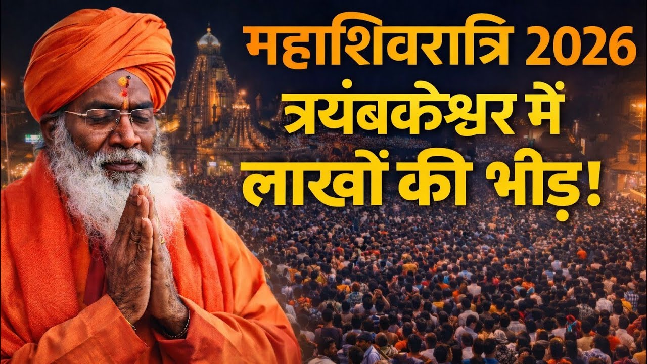 महाशिवरात्रि 2026:त्र्यंबकेश्वर में उमड़ा आस्था का सैलाब |संदीप द्विवेदी की स्पेशल रिपोर्ट