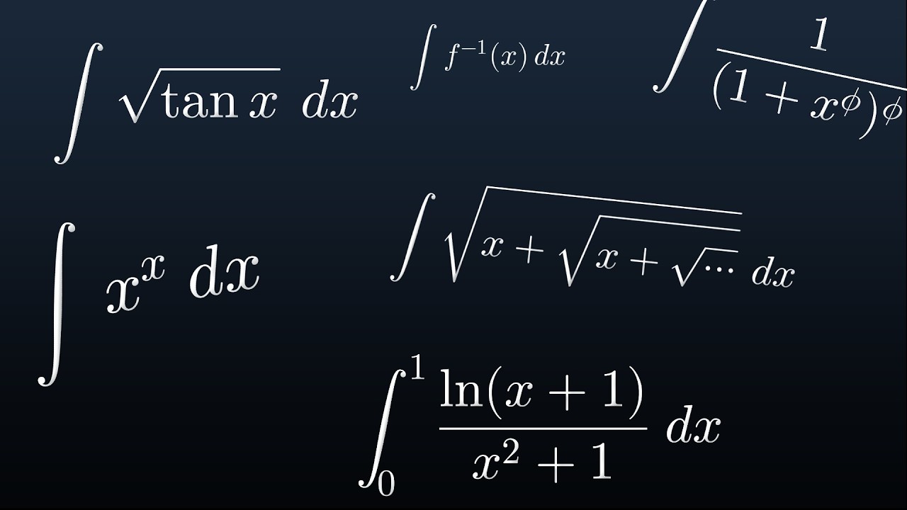 Amazing Integrals Compilation