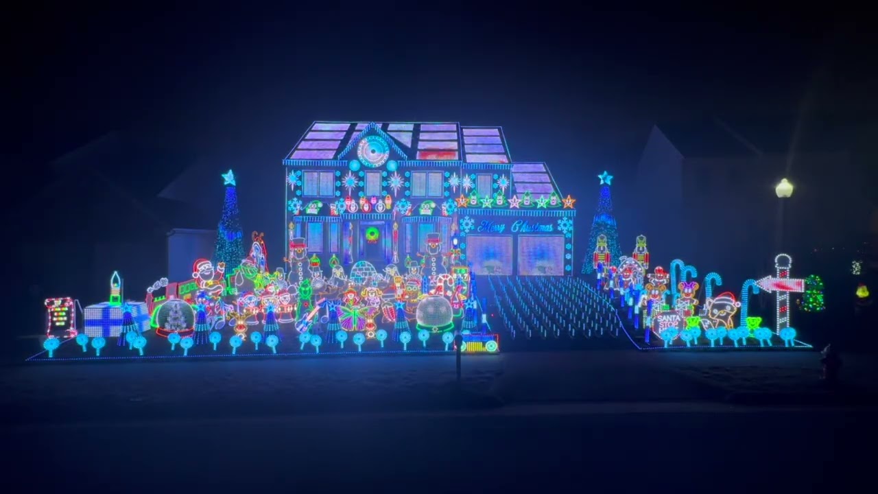 2025 Christmas Light Show - Frosty the Snowman