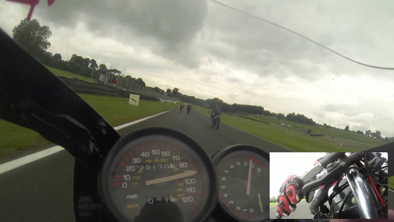 Oulton park onboard TZR 250 with speedo