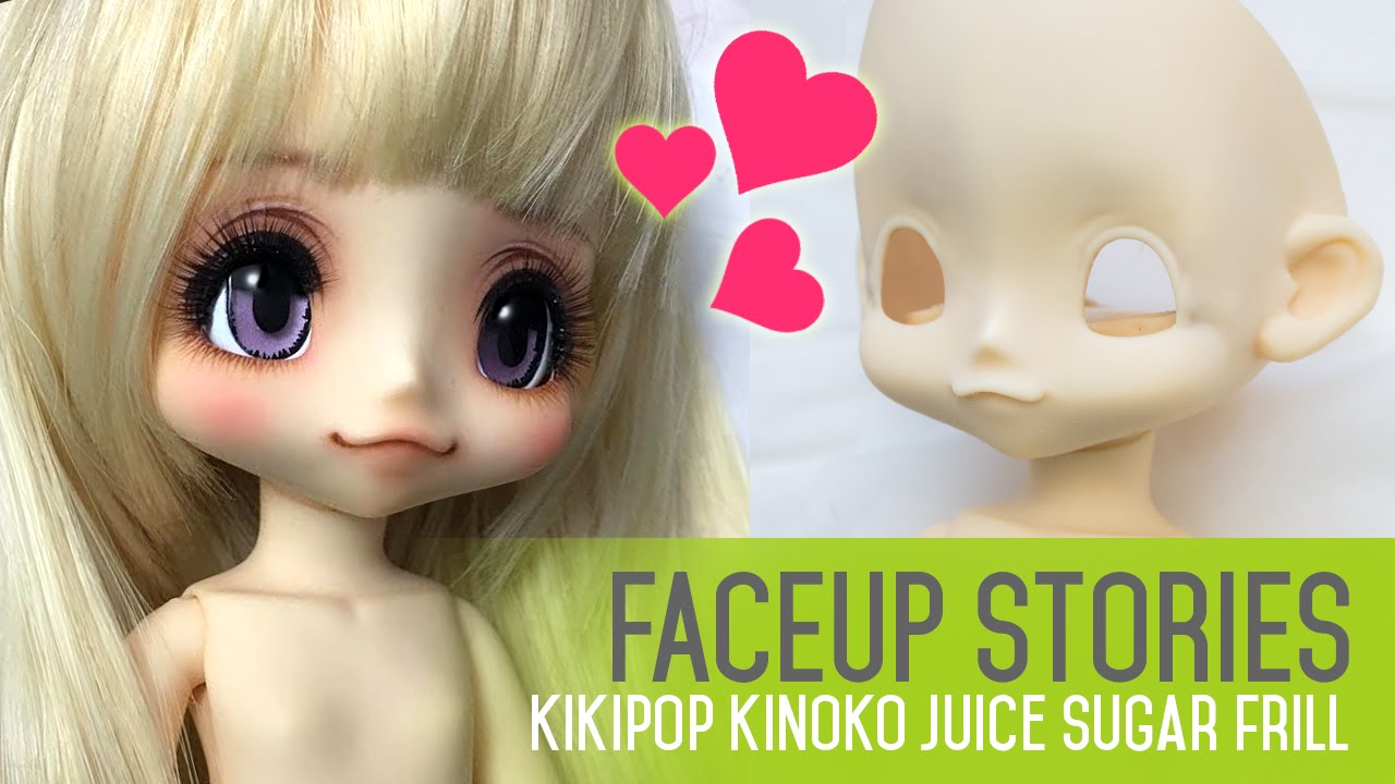 Repainting Dolls - Kikipop Kinoko Juice - Faceup Stories ep.40