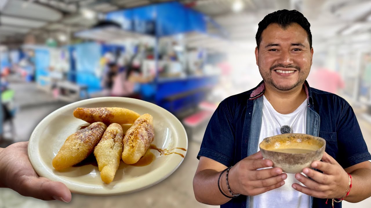 LA CHILATERIA MÁS ANTIGUA del MERCADO CENTRAL | Delicioso 