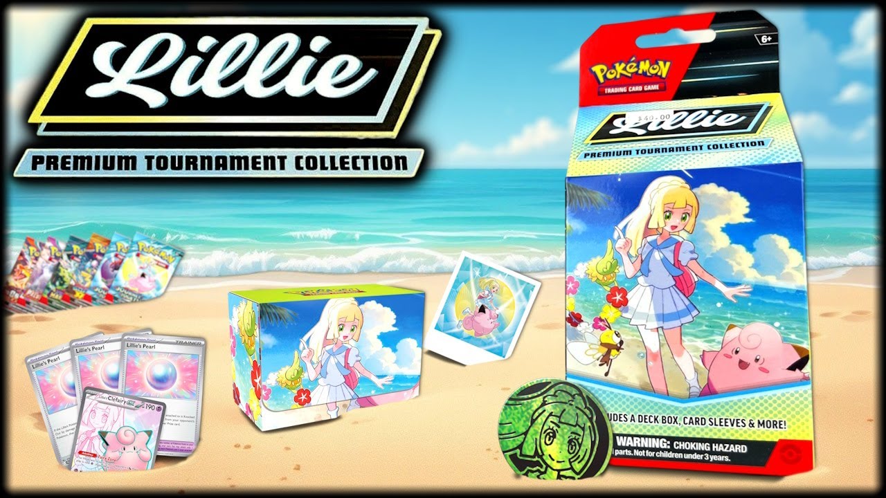 Lillie's Tournament Collection! + A Strange PokéBall Tin!