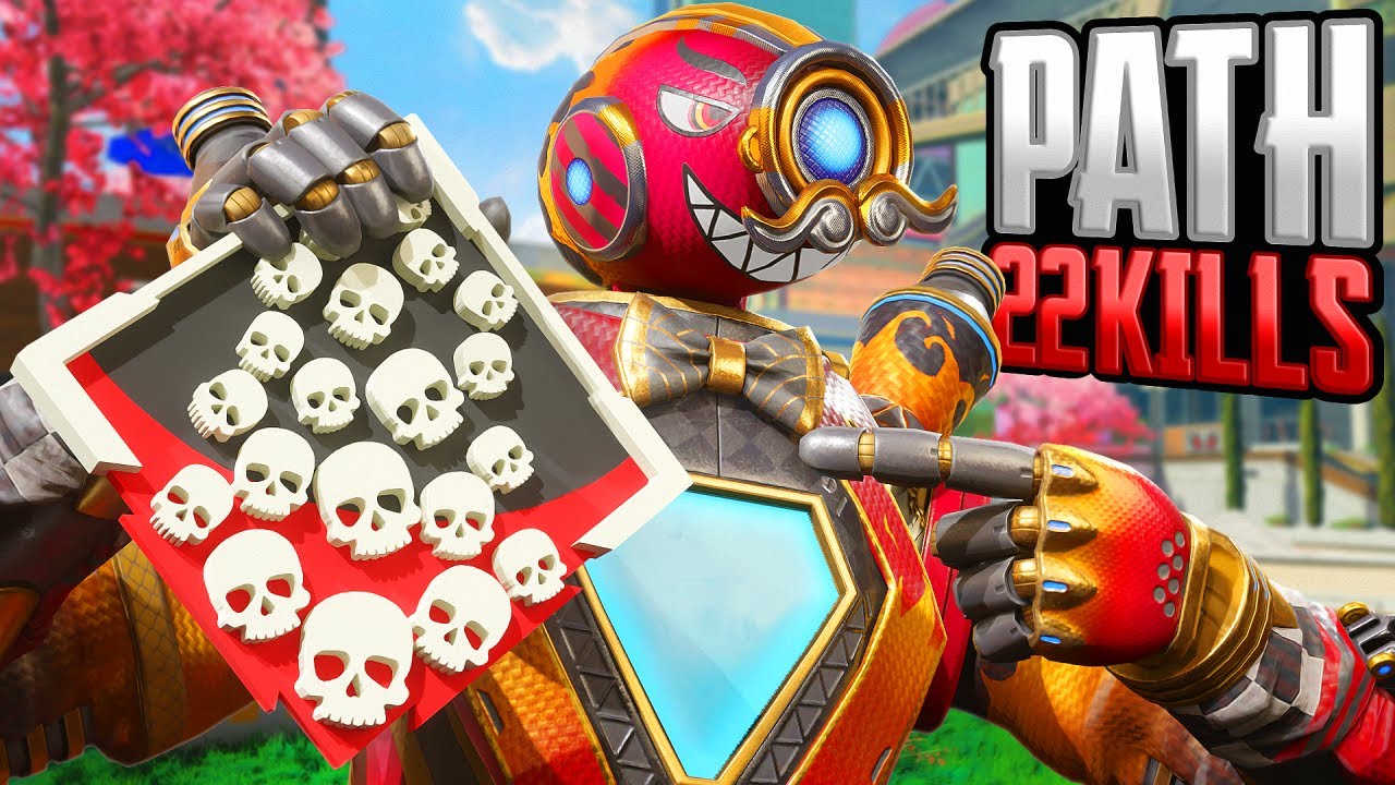 POWERFULL Pathfinder 22 KILLS and 4,200 Damage Apex Legends Gameplay Season 21