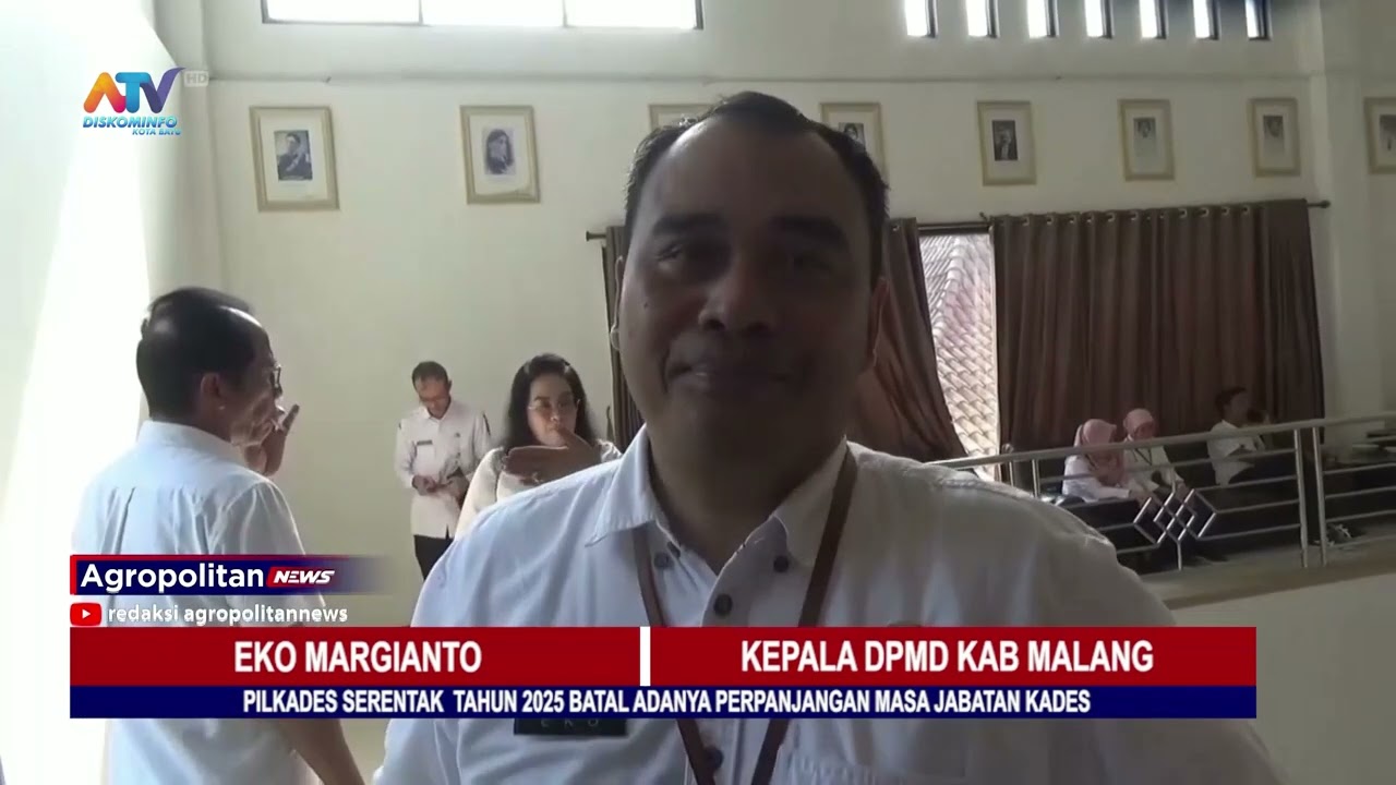 PILKADES SERENTAK  TAHUN 2025 BATAL ADANYA PERPANJANGAN MASA JABATAN KADES | ATV MALANG RAYA