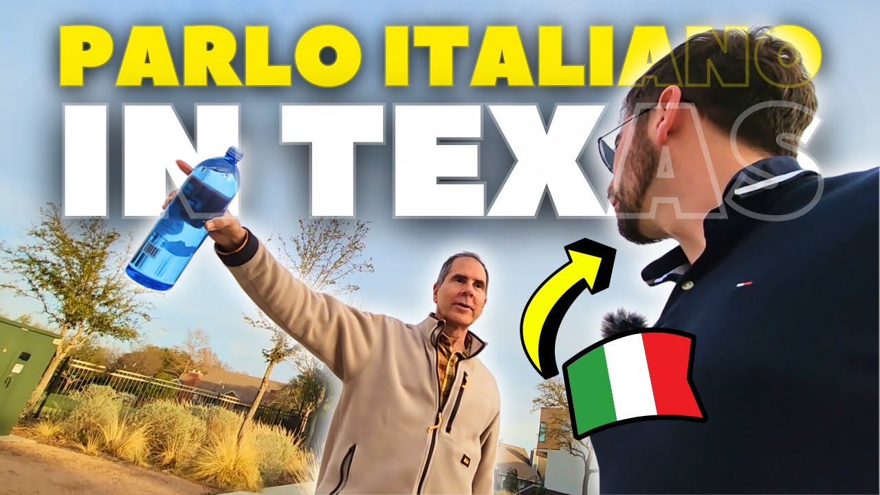 Cosa PENSANO degli italiani GLI AMERICANI? - CHIEDO ALLA GENTE IN TEXAS