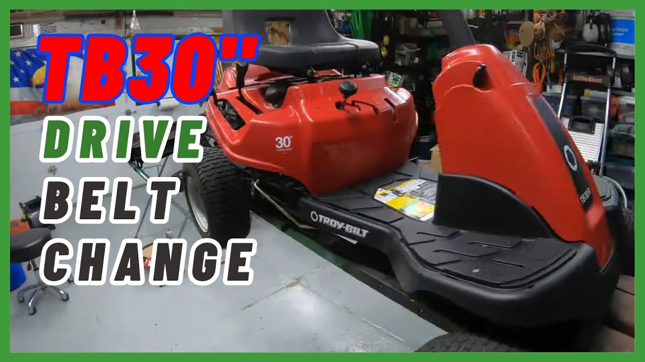 How To Replace Your Troy-Bilt TB30R Drive Belt