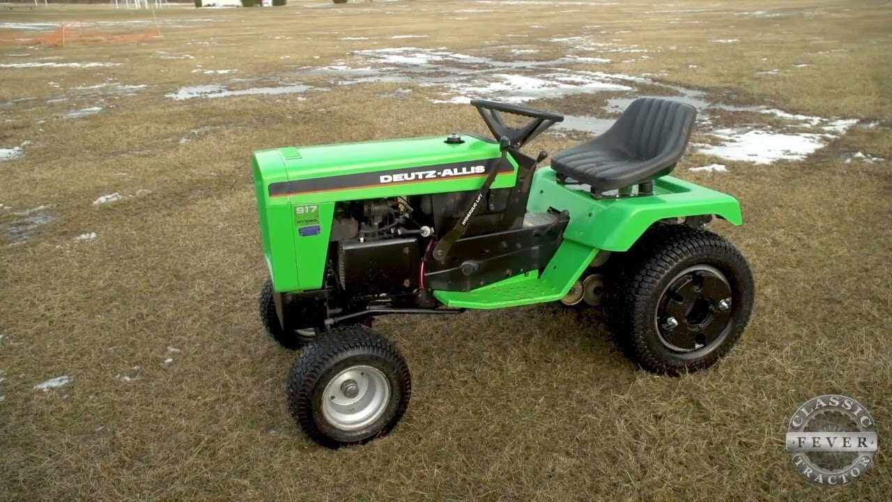 Built ONLY 5 Years! 1990 Deutz-Allis 917 Classic Garden Tractor - Classic Tractor Fever