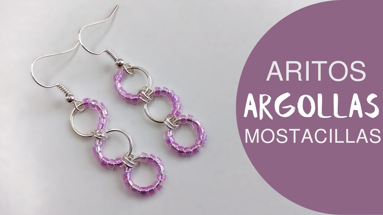 ARITOS DE ARGOLLAS Y MOSTACILLAS