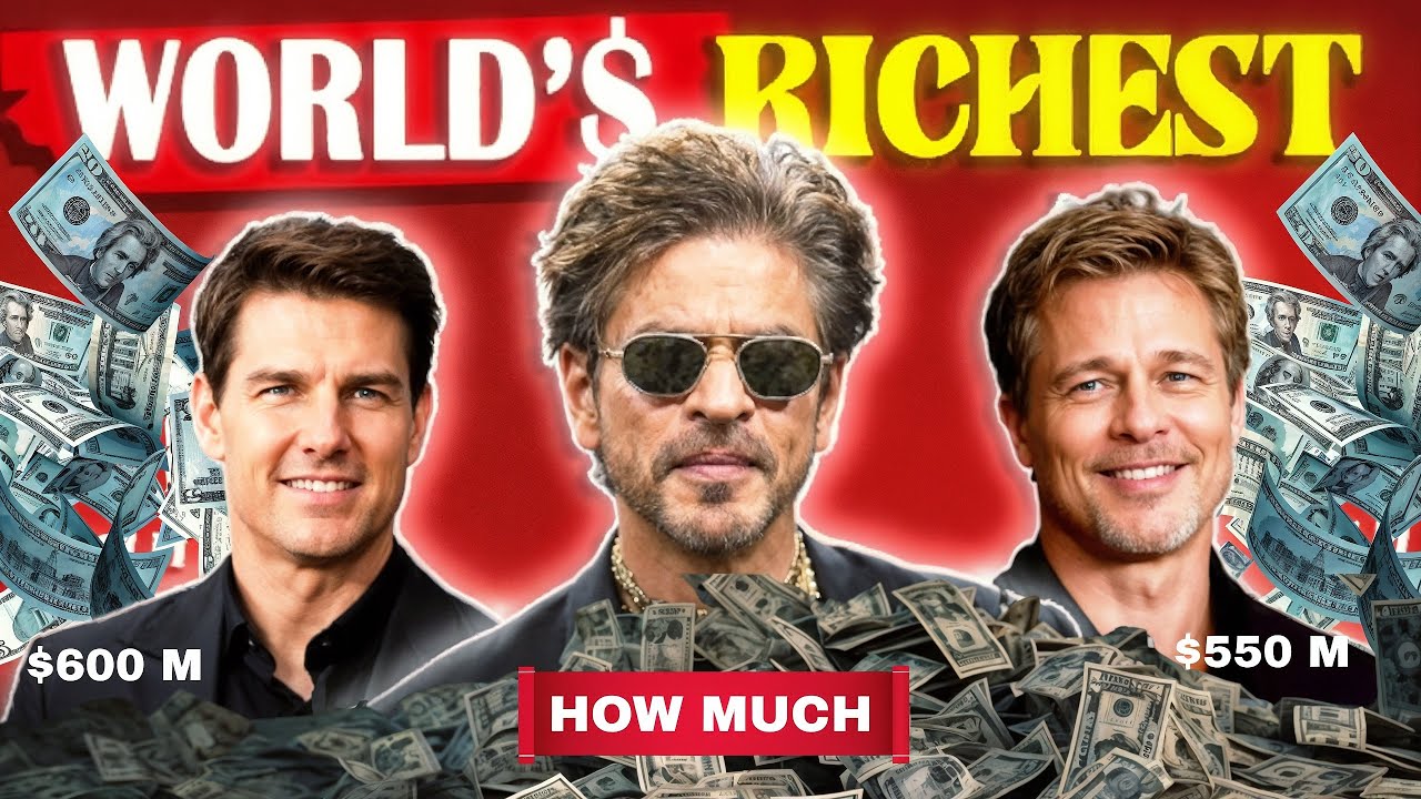 Top 10 Richest Hollywood Actors in the World 2025: Billionaire Celebrities & Their Luxury Lifestyles