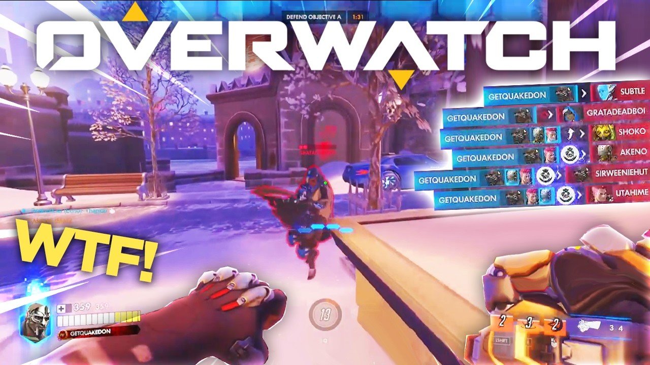 Самые просматриваемые клипы недели по Overwatch на Twitch! #393