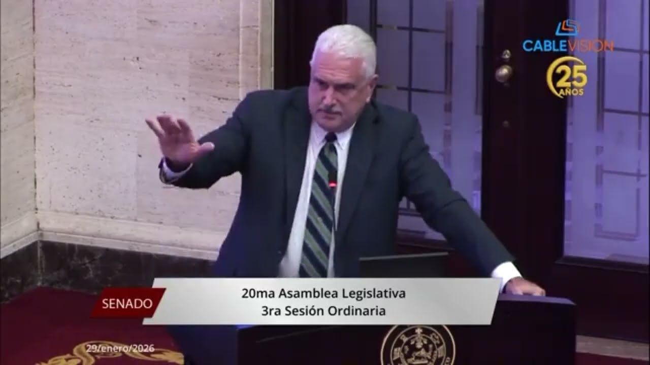 [29 ENERO 2026] Thomas Rivera Schatz | 20ma Asamblea Legislativa - 3ra Sesión Ordinaria. (1er Turno)