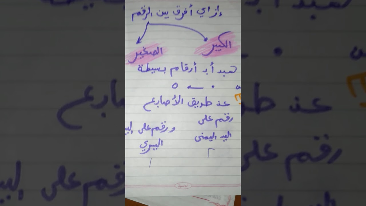 إزاي أفرق بين الرقم الأكبر والاصغر 🤔