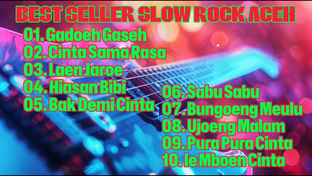 BEST SELLER SLOW ROCK ACEH Vol.1 - Full Album (Official Music Audio)