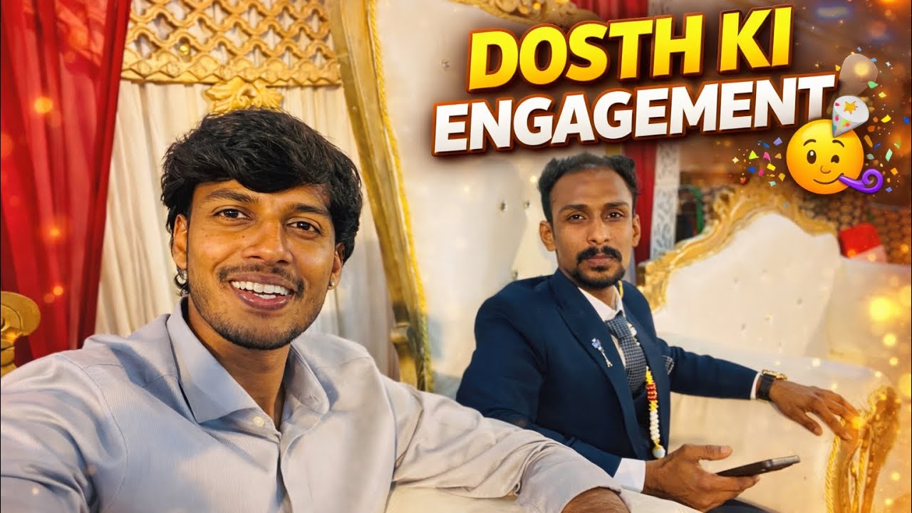 Mere Dost Ki Engagement 💖💍 | Yaari Ka Naya Chapter Shuru 😍🥳 #engagement #hyderabad #vlogger 