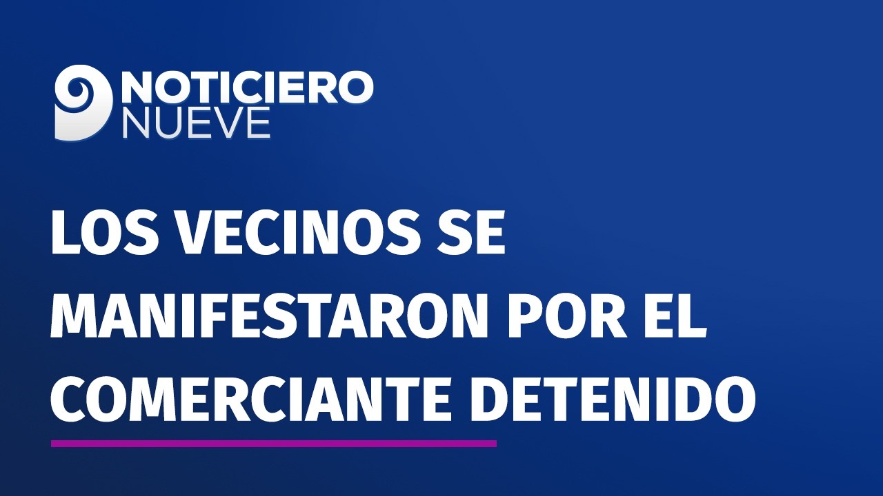 “Es una buena persona”: los vecinos se manifestaron por el comerciante detenido en Las Heras