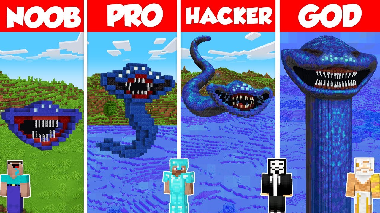 El Gran Maja Statue Build Battle Challenge - Noob vs Pro vs Hacker vs God - Minecraft Animation