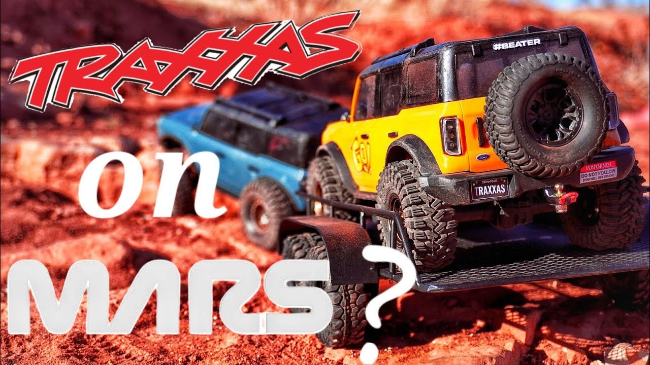 No Roads on Mars | Father-Son Fun with TRX4-M Bronco Trucks and Injora Trailer!