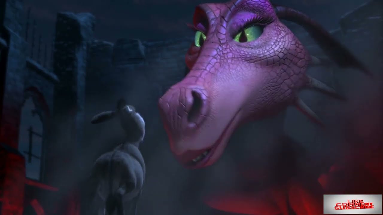 *Shrek 1* "Donkey meeting Dragon AWW 🐉