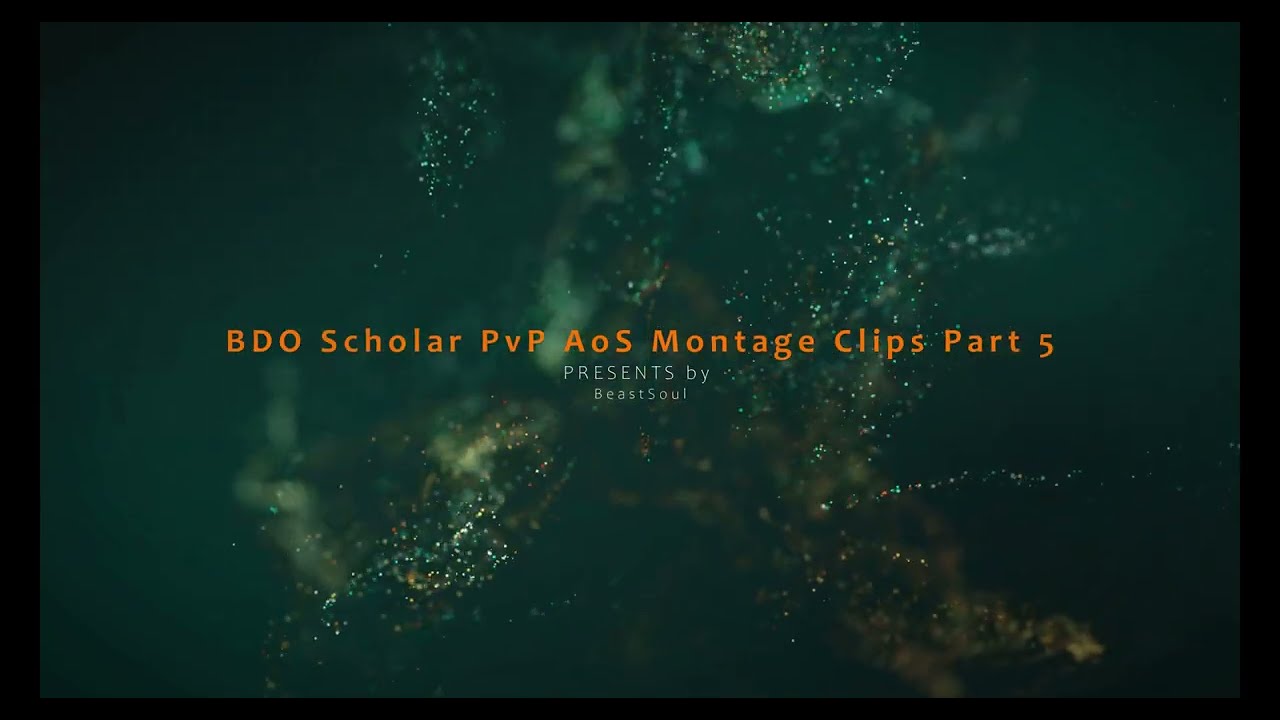 BDO Scholar PvP AoS Montage Clips + Bonus Clip Part 5 [ 4k ]