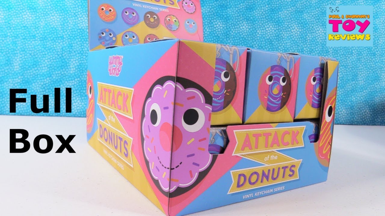 Attack Of The Donuts Kidrobot Vinyl Keychain Series Unboxing | PSToyReviews