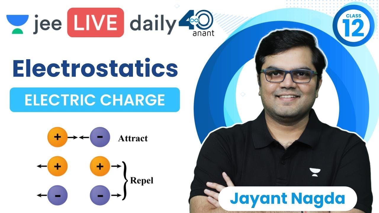 Electrostatics L1 | Electric Charge | #jee2024 #jee2025 #jeephysics #jayant_nagda