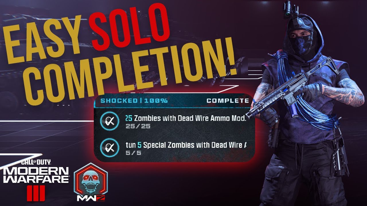 EASY Tier 2 Shocked Mission Completion for Act 2 | Call of Duty MW3 Zombies