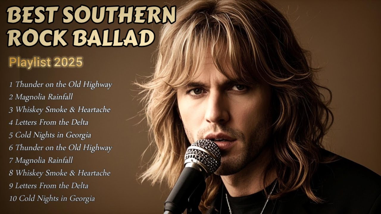 Whiskey Smoke & Heartache | Southern Rock Ballads 2025 | Rustic Country Rock Collection