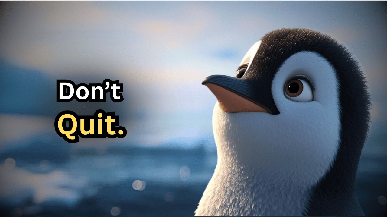 The Penguin Who Refused to Quit | A Powerful Story About Discipline
