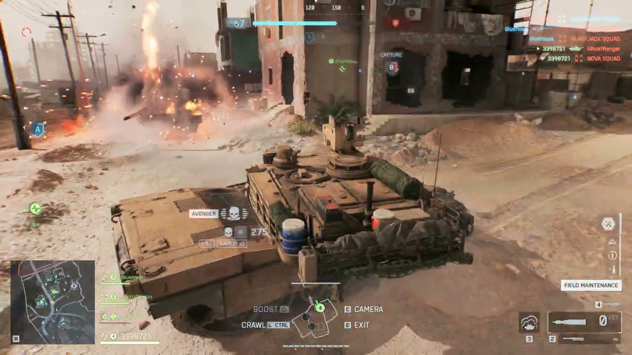 #battlefield6 tank destroy soldier