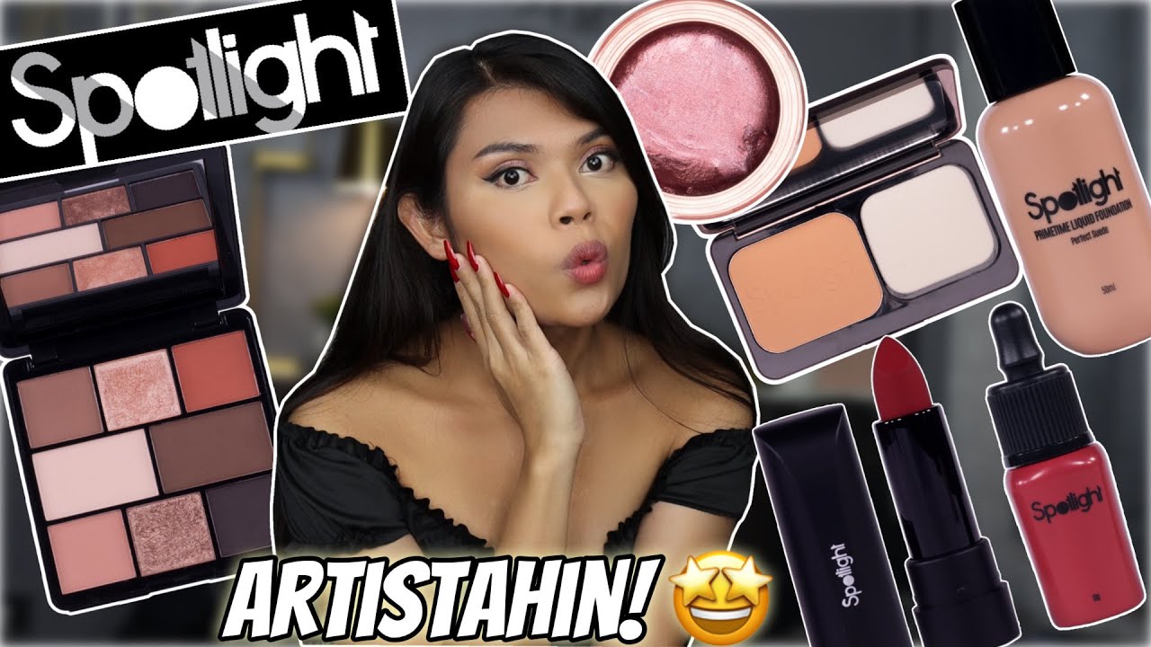 NEW AFFORDABLE MAKEUP LINE! SPOTLIGHT COSMETICS SOBRANG MURA PERO LAKAS MAKA ARTISTA! + GIVEAWAY
