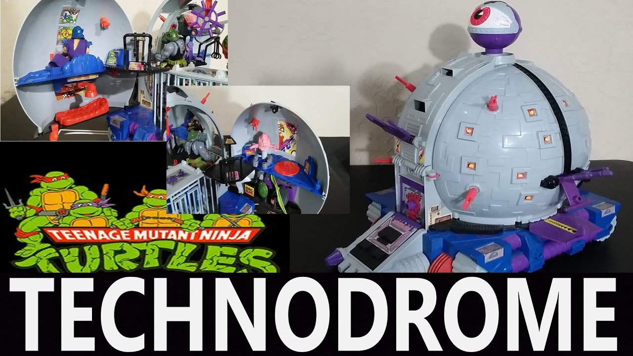 RETRO-WED: 1990 TMNT TECHNODROME FROM PLAYMATES PLAYSET/VEHICLE REVIEW AND AMAZON REISSUE