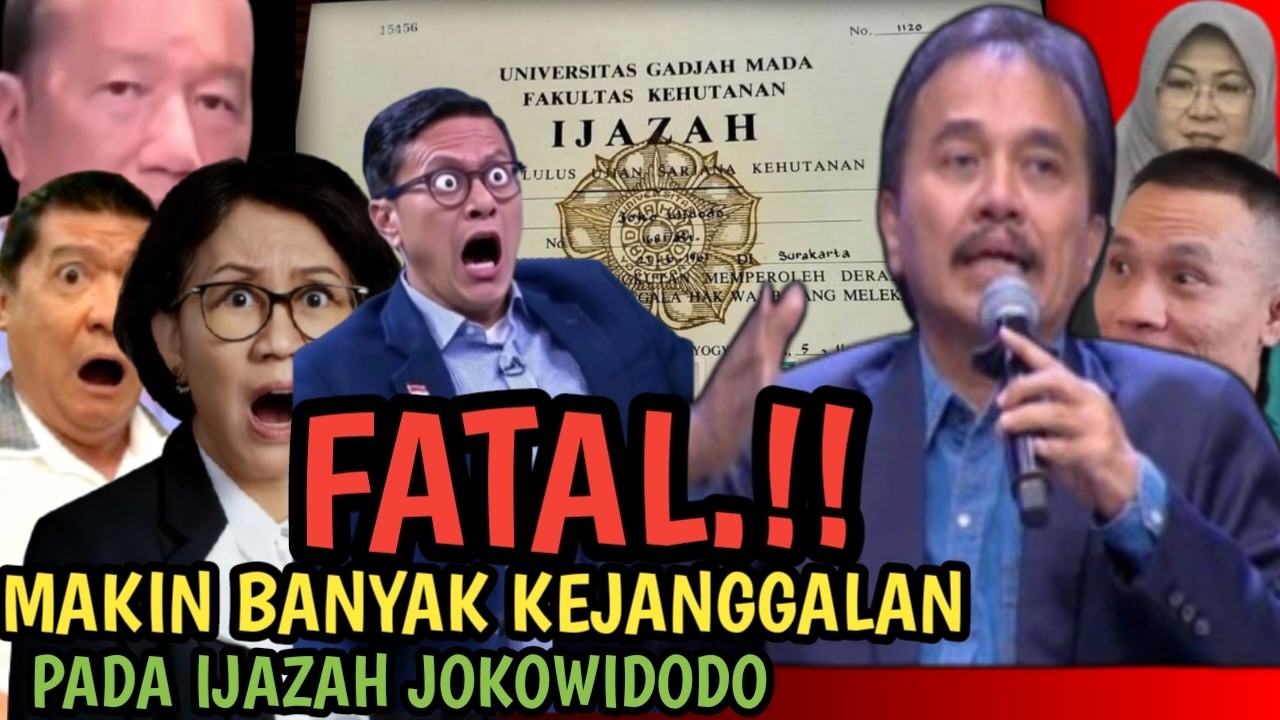 Fatal, Makin Banyak Kejanggalan pada Ijazah Jokowidodo