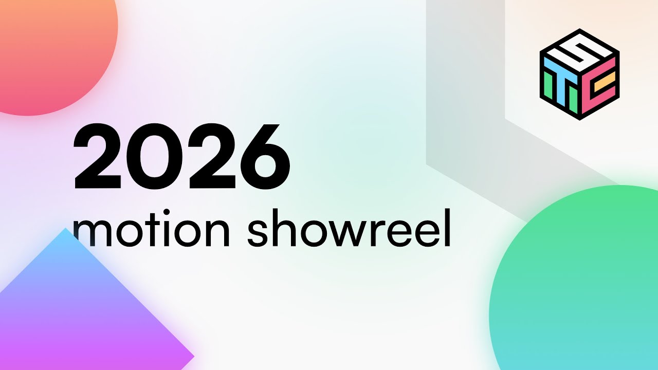 stcubing's 2026 motion graphics showreel