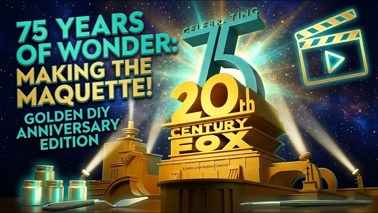 20th Century Fox Logo Diorama [Celebrating 75 Years] | Timelapse