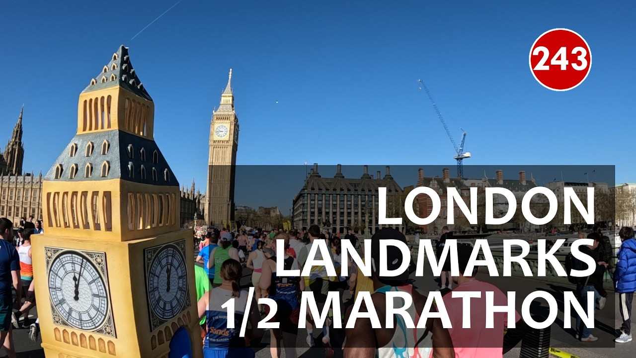 Treadmill Virtual Run 243: London Landmarks Half Marathon