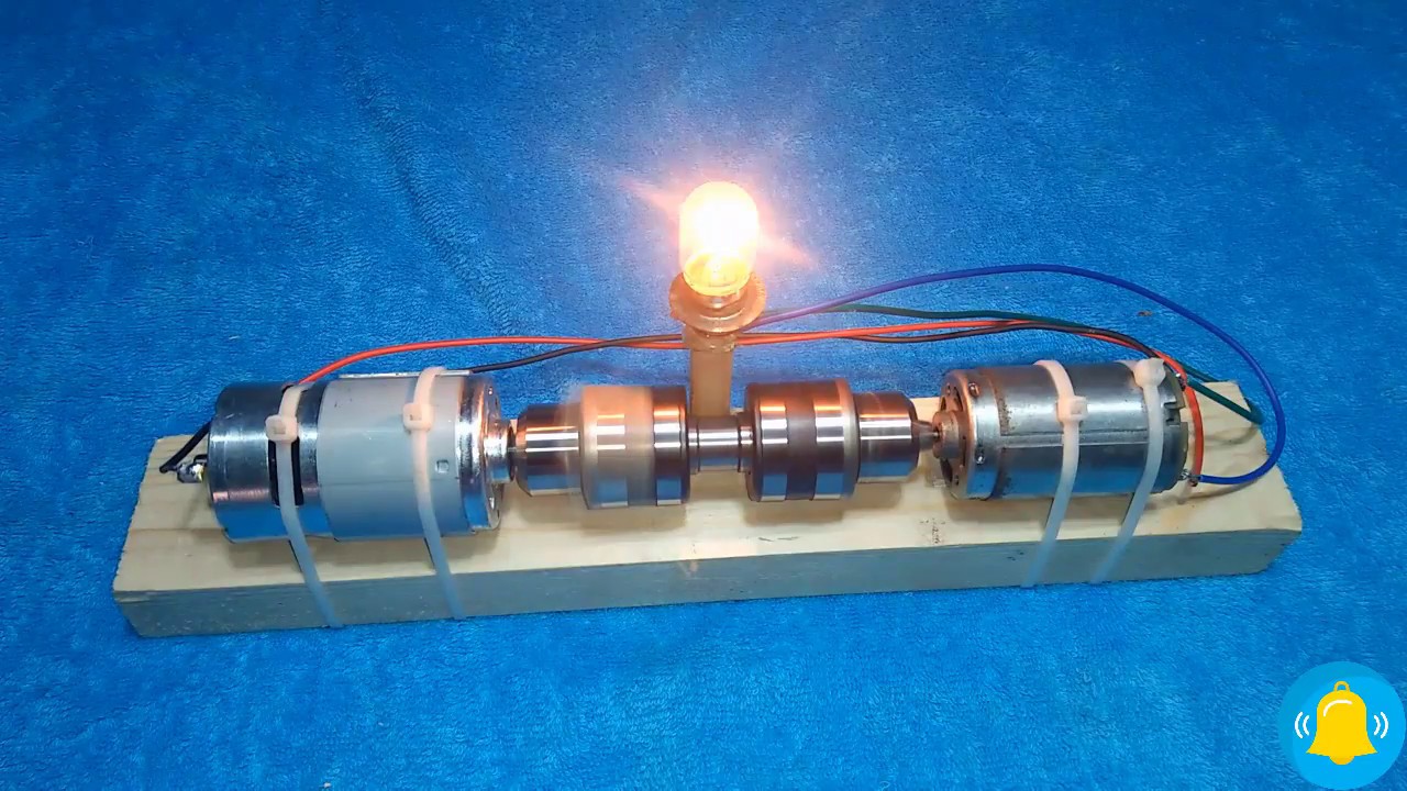 Free Energy Generator DIY 100% Real New Technology New Idea Project With 2 Motor