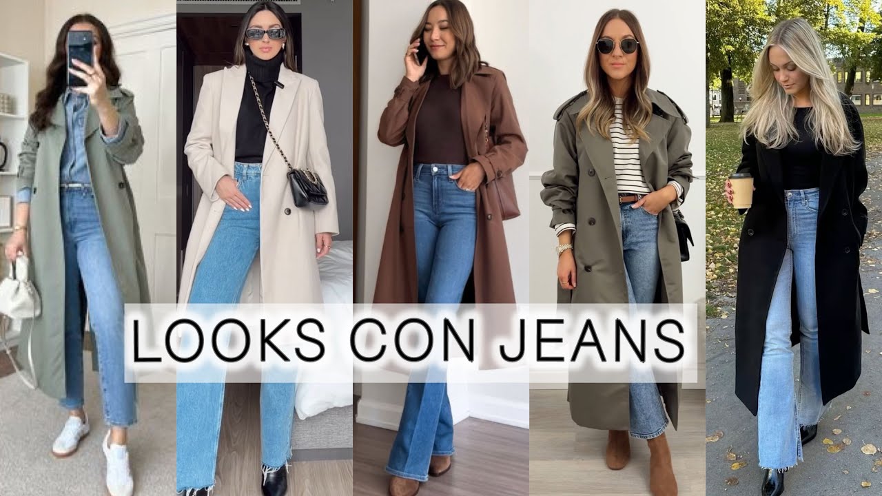 LOOKS OTOÑO INVIERNO 2024 OUTFTITS CON ABRIGO PARA MUJER
