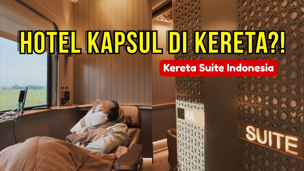 HOTEL KAPSUL BERJALAN ⁉️ 😱 Pengalaman Naik Kereta Kompartemen Suite KAI Gambir–Purwokerto 🚉