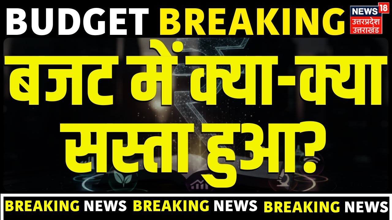 Union Budget 2026: बजट में क्या-क्या सस्ता हुआ? |Nirmala Sitharaman |Gold-Silver | Investment | N18V