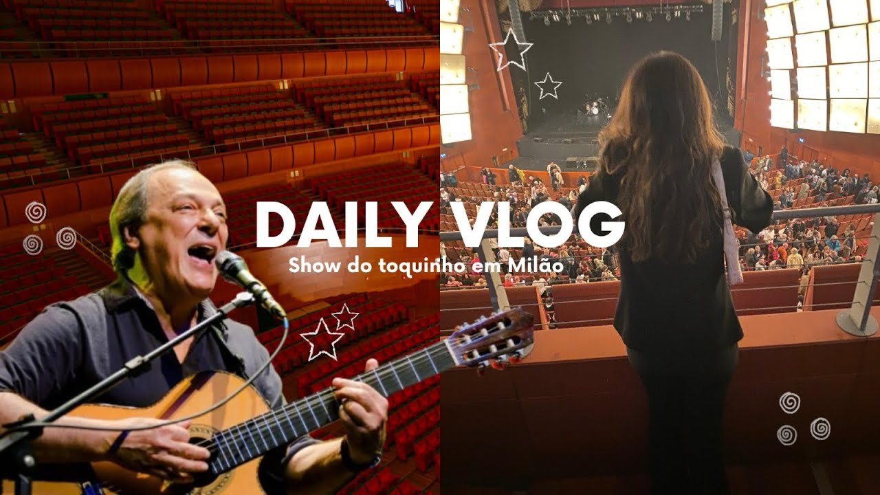 Vlog #4: um dia comigo na Italia, show do Toquinho, maquiagem, rotina, autocuidado