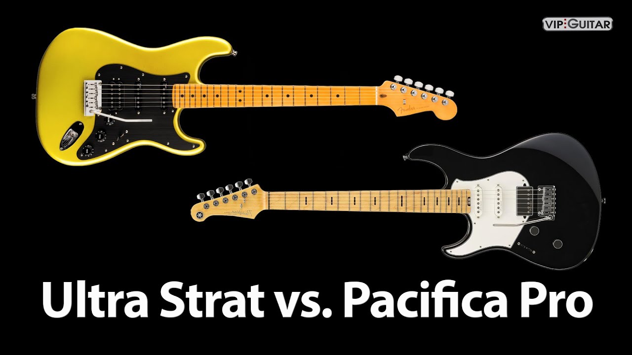 Vergleichstest: Fender Stratocaster Ultra II vs. Yamaha Pacifica Professional