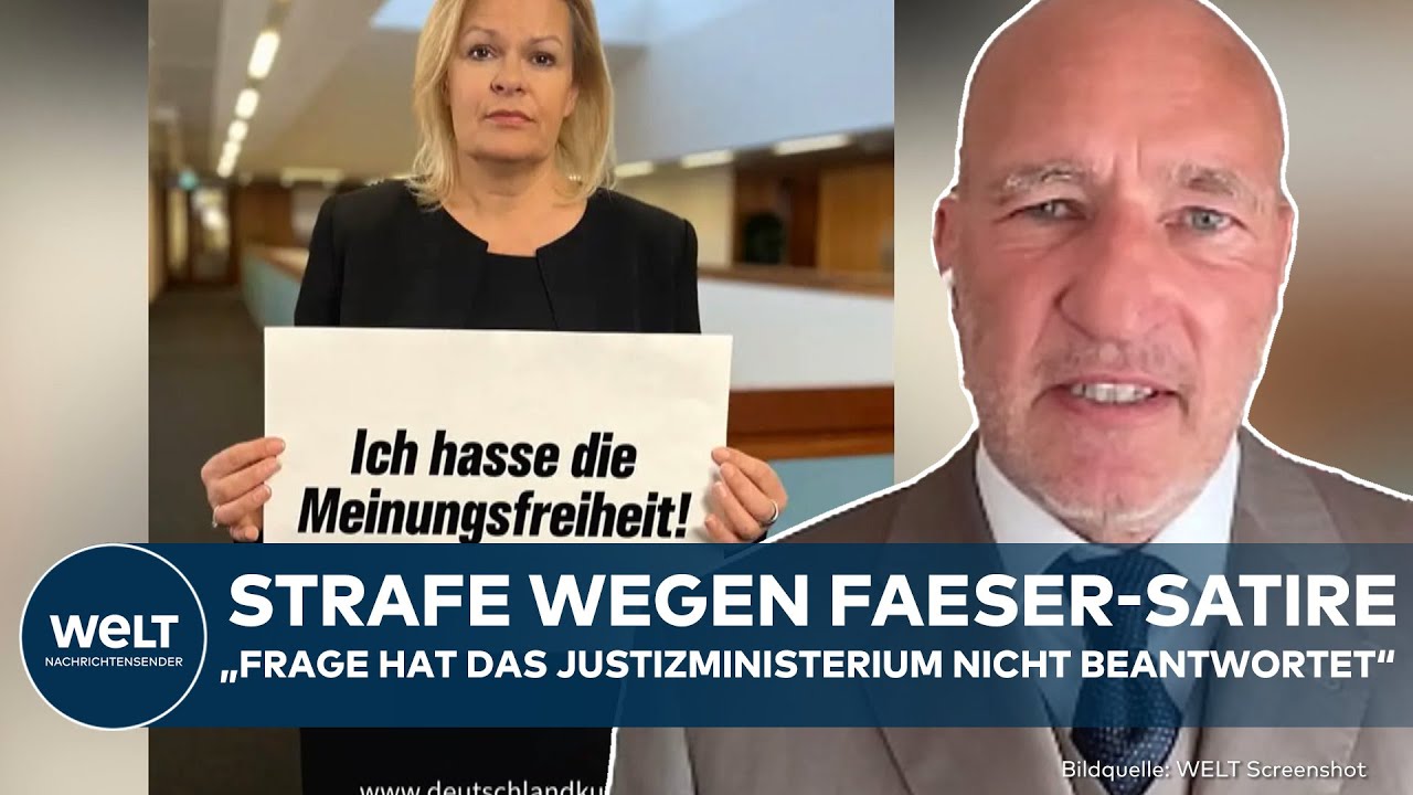 DEUTSCHLANDKURIER: Nach Satire gegen Faeser! Gefahr für Demokratie? Bewährung für Journalisten