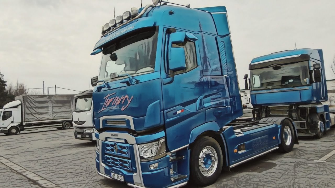 CIĄGNIK EKIPY !! PAINTSKILLERS - GRAFIKA na ciągniku Renault T520 ! // samochód ! FAME 14 !