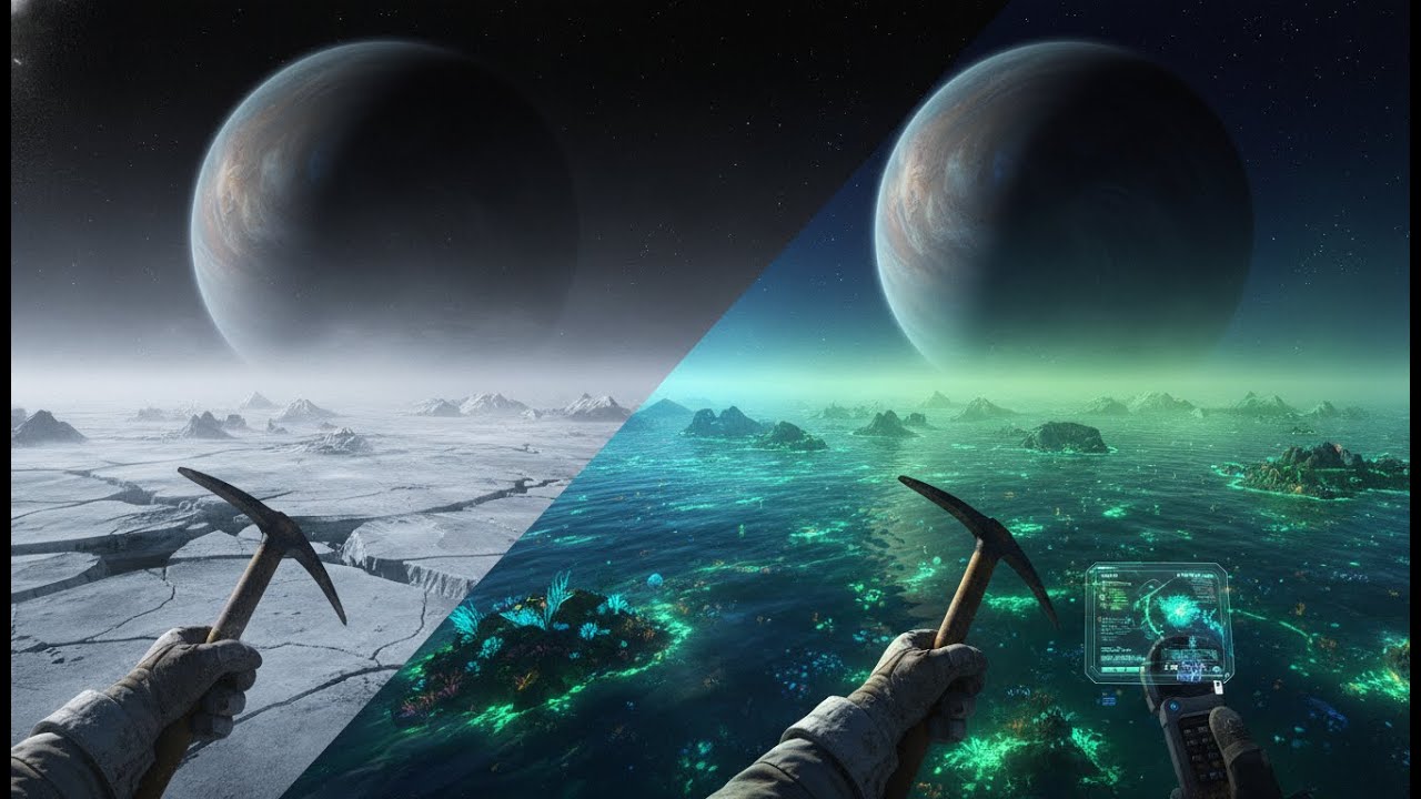 Watching an Ice World Become a Living Ocean for 1000 Days
