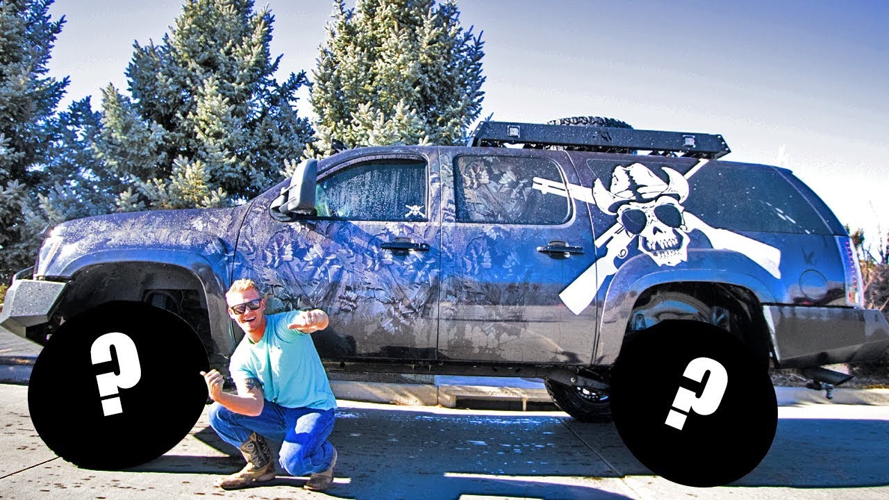 The BURBAN TRUCK got NEW SHOES!!