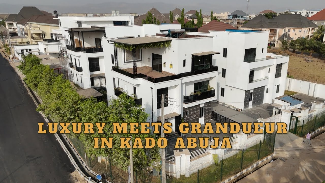 Abuja Real Estate Tour: 5 Bedroom Detached Home in Kado . 