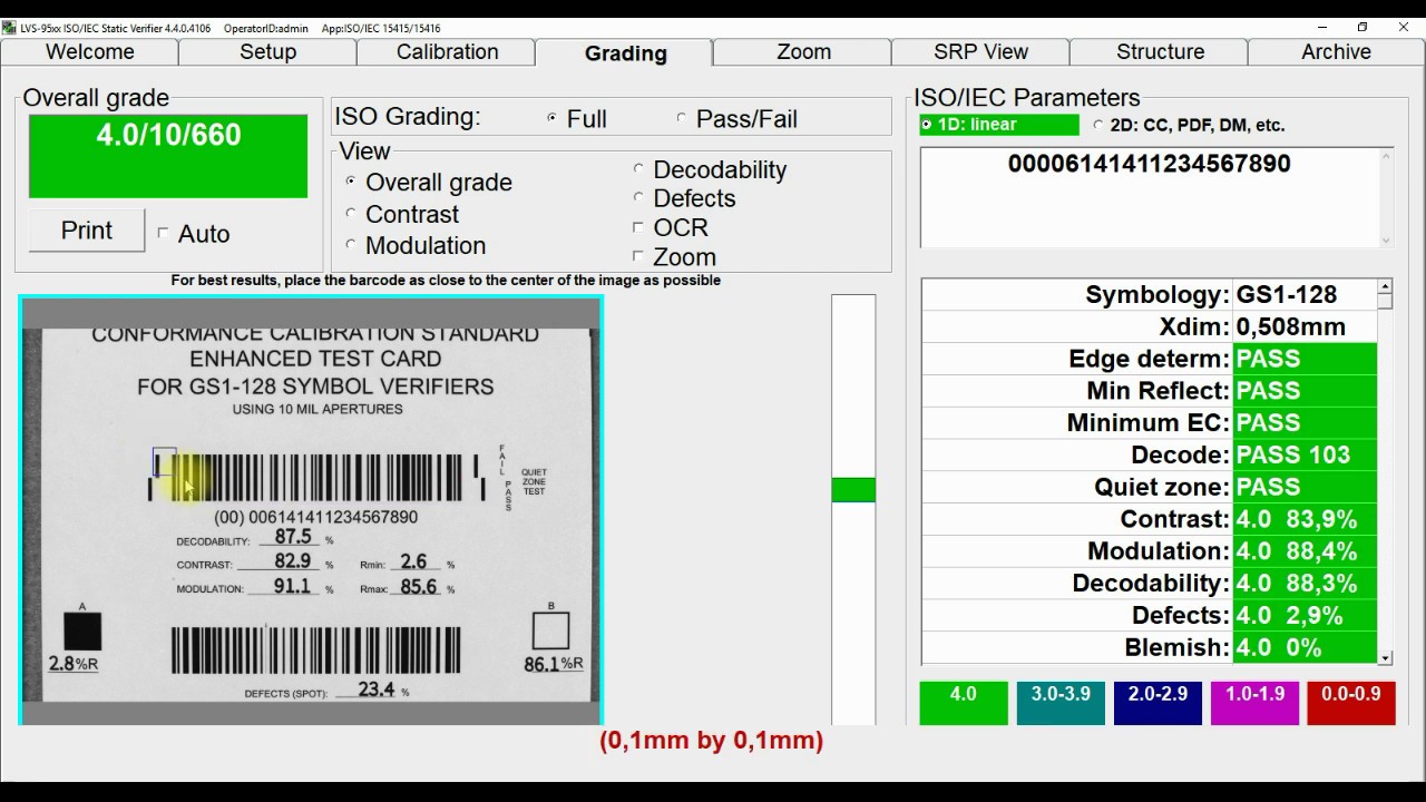 Верификатор Omron MicroScan LVS-9510. Верификация штрих кодов. Часть 2.