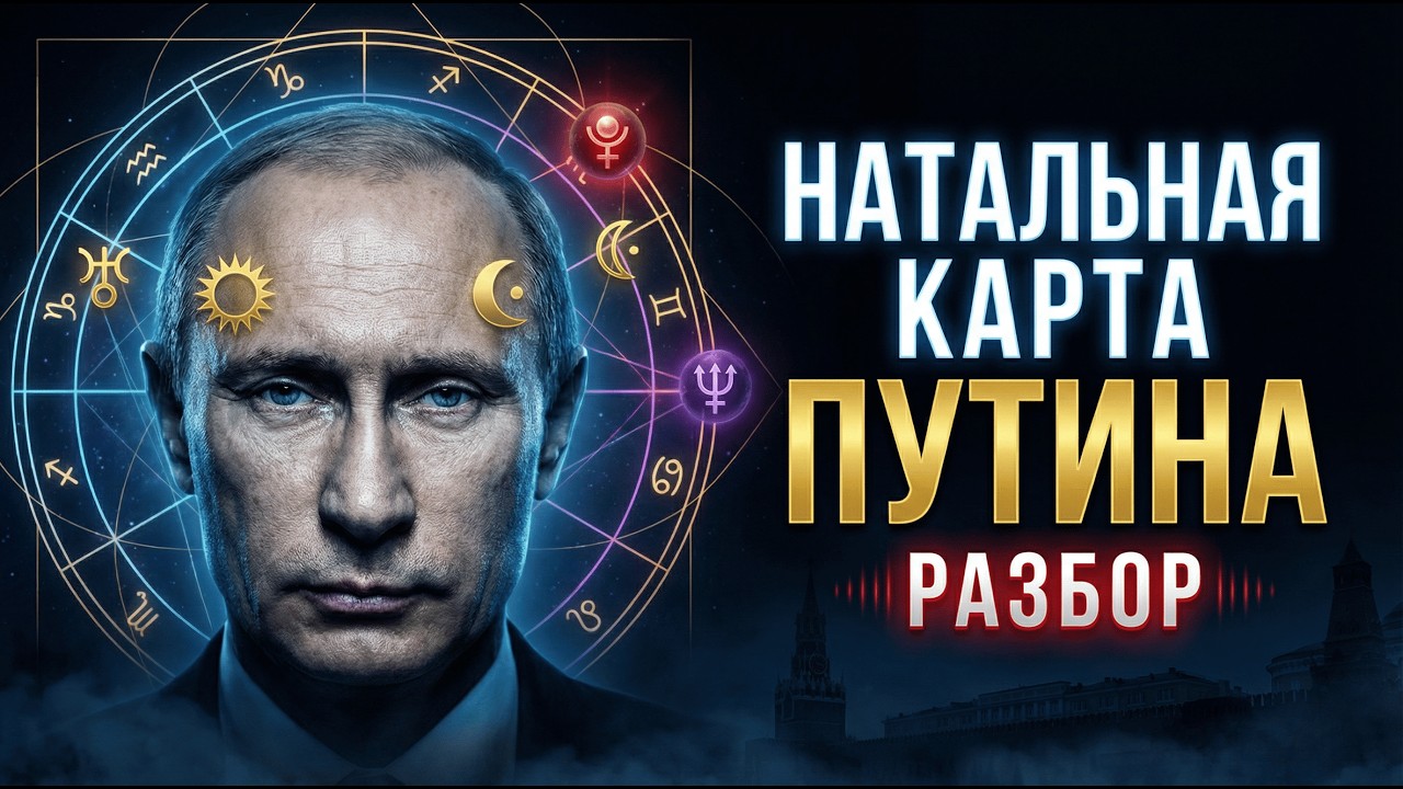 НАТАЛЬНАЯ КАРТА ПУТИНА — ОДНА ПЛАНЕТА ОБЪЯСНЯЕТ ВСЁ И АСТРОЛОГИ ОБ ЭТОМ МОЛЧАТ